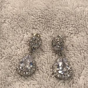 Costume teardrop earrings